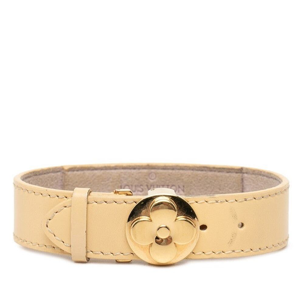 Louis Vuitton Monogram Brasle Vue Good Luck Bracelet Vanilla Beige Gold